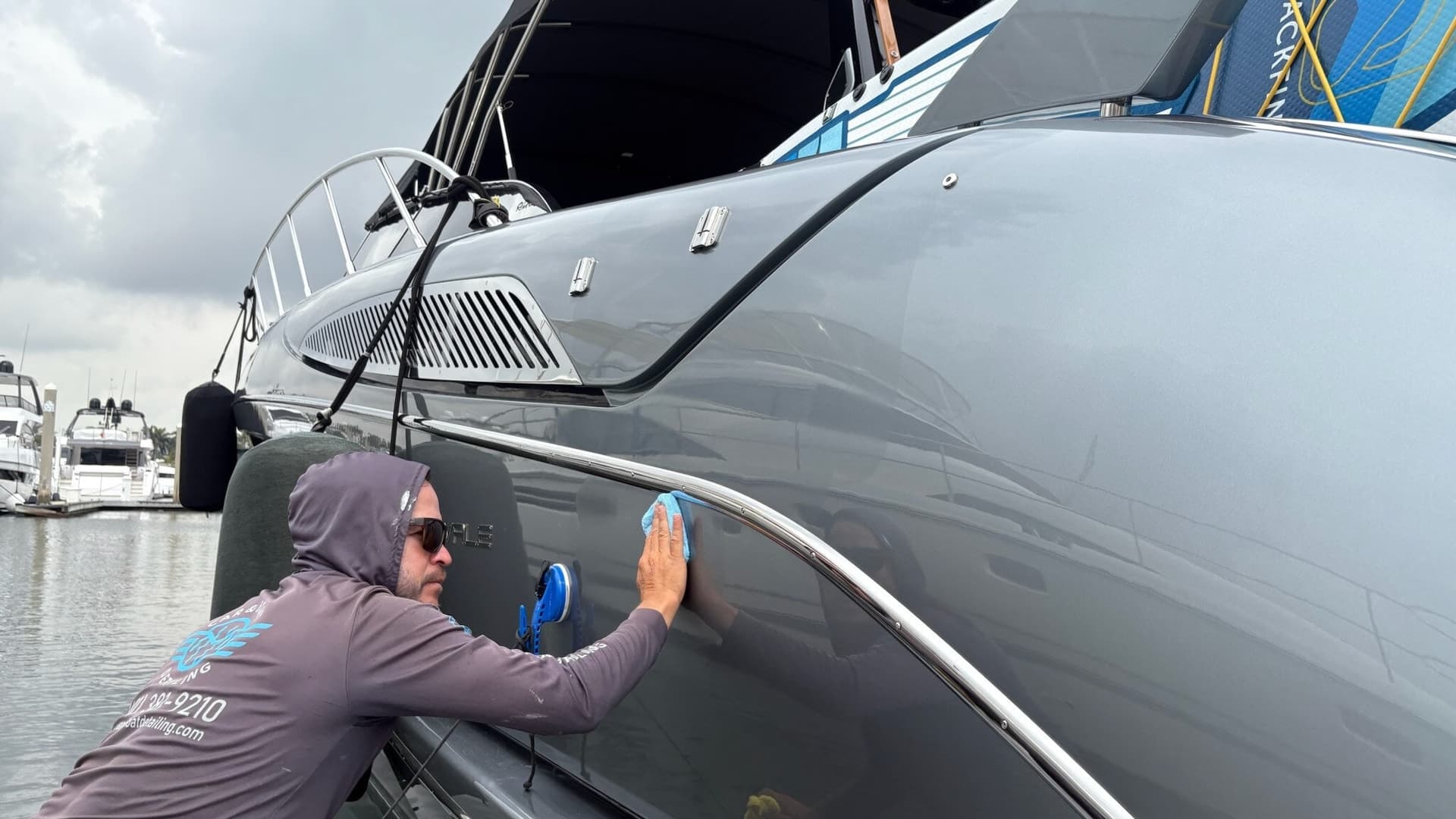 HM Car and Boat Detailing marine work